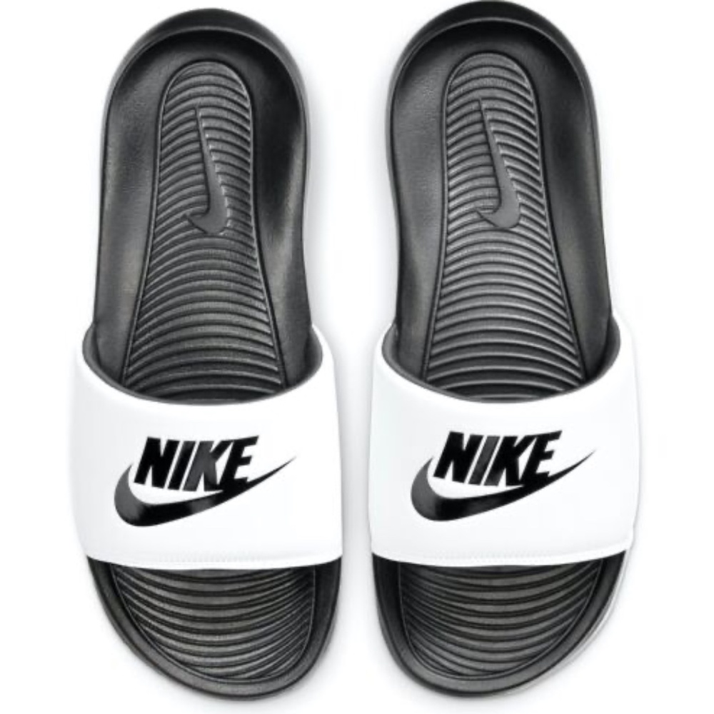 Nike Victori One Slide Mens Size 12 Black White Slides Sandals‎